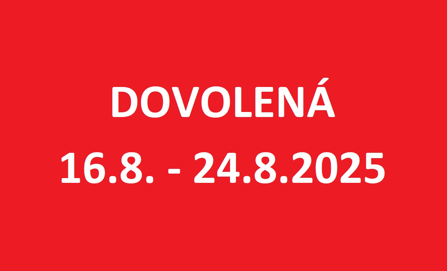 Dovolená