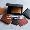 PULL TAB WALLET - BLACK
