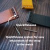 LEATHER GARMIN WATCH STRAP QuickRelease - CHOCOLATE