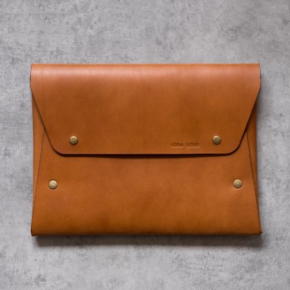 KOŽENÝ OBAL / POUZDRO NA Notebook - SVĚTLÝ