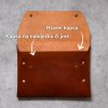 KOŽENÝ OBAL / POUZDRO NA Notebook - HNĚDÝ
