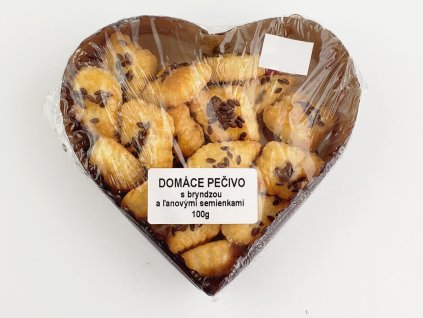 Domáce pečivo s bryndzou a ľanom 100g
