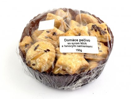 Domáce pečivo s nivou a ľanom 150g