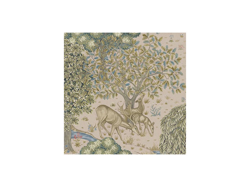 PWWM060.BLUSH metráž návrhář William Morris americká designová látka prodej VierMa.cz