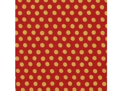 Puntíkovaná látka, paprika