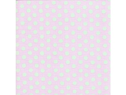 Puntíky mentolové na fialové