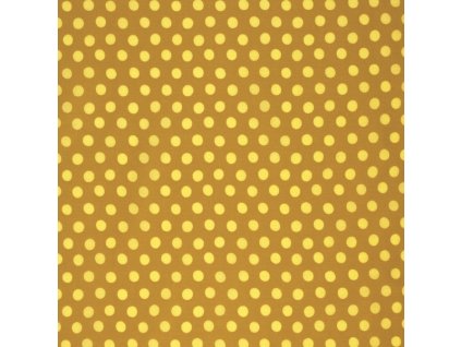 Puntíkovaná látka okrová
