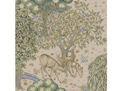 PWWM060.BLUSH metráž návrhář William Morris americká designová látka prodej VierMa.cz