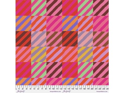 PWGP189.RED metráž látka bavlněné plátno na patchwork šití od Kaffe Fassett Collective pro Free Spirit Fabric
