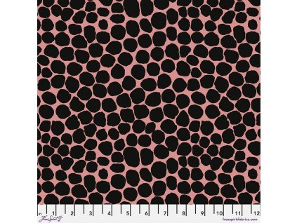PWBM053.SALMON puntíkovaná látka metráž bavlněné plátno na patchwork šití šaty sukně doplňky od Kaffe Fassett Collective