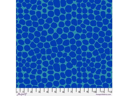 PWBM053.AQUA puntíkovaná látka metráž bavlněné plátno na patchwork šití šaty sukně doplňky od Kaffe Fassett Collective