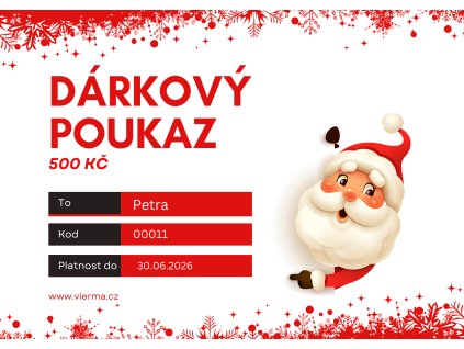 Dárkový poukaz 500 Kc
