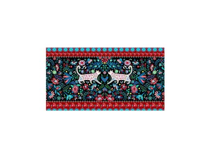 mia velvet border black 19 cm 8m roll