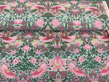 Zloděj jahod Kaffe Fassett x The Original Morris & Co. aqua