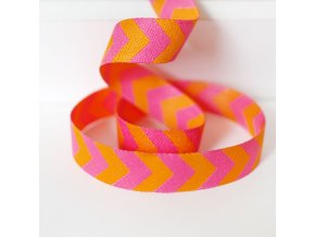 chevron webband orange pink2