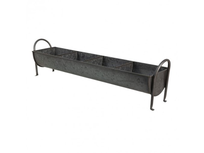sedy plechovy box na nozickach 721620 cm