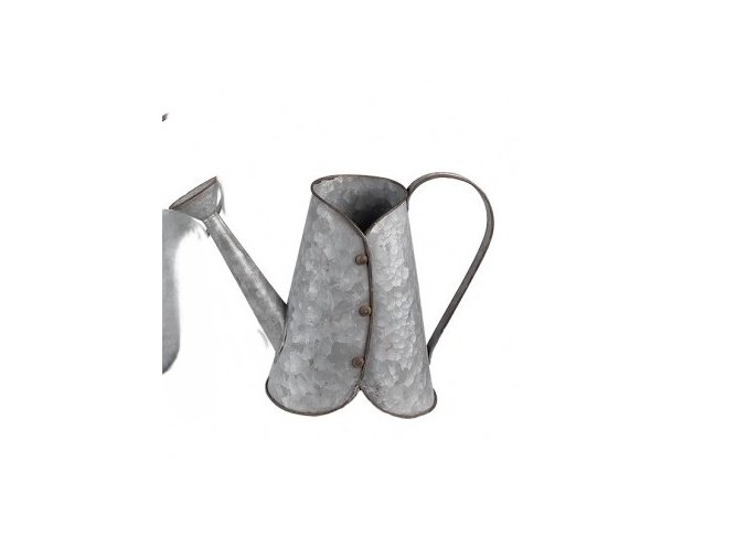 2ks plechove antik obaly na kvetinace ve tvaru konve v saku 401629 321424 cm