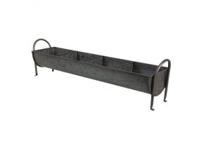 sedy plechovy box na nozickach 721620 cm