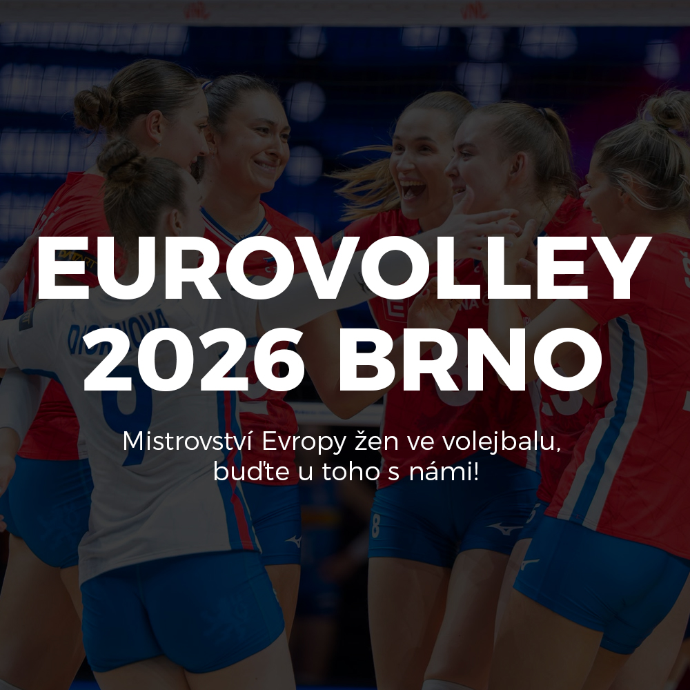 EuroVolley 2026 Brno, budeme tam!
