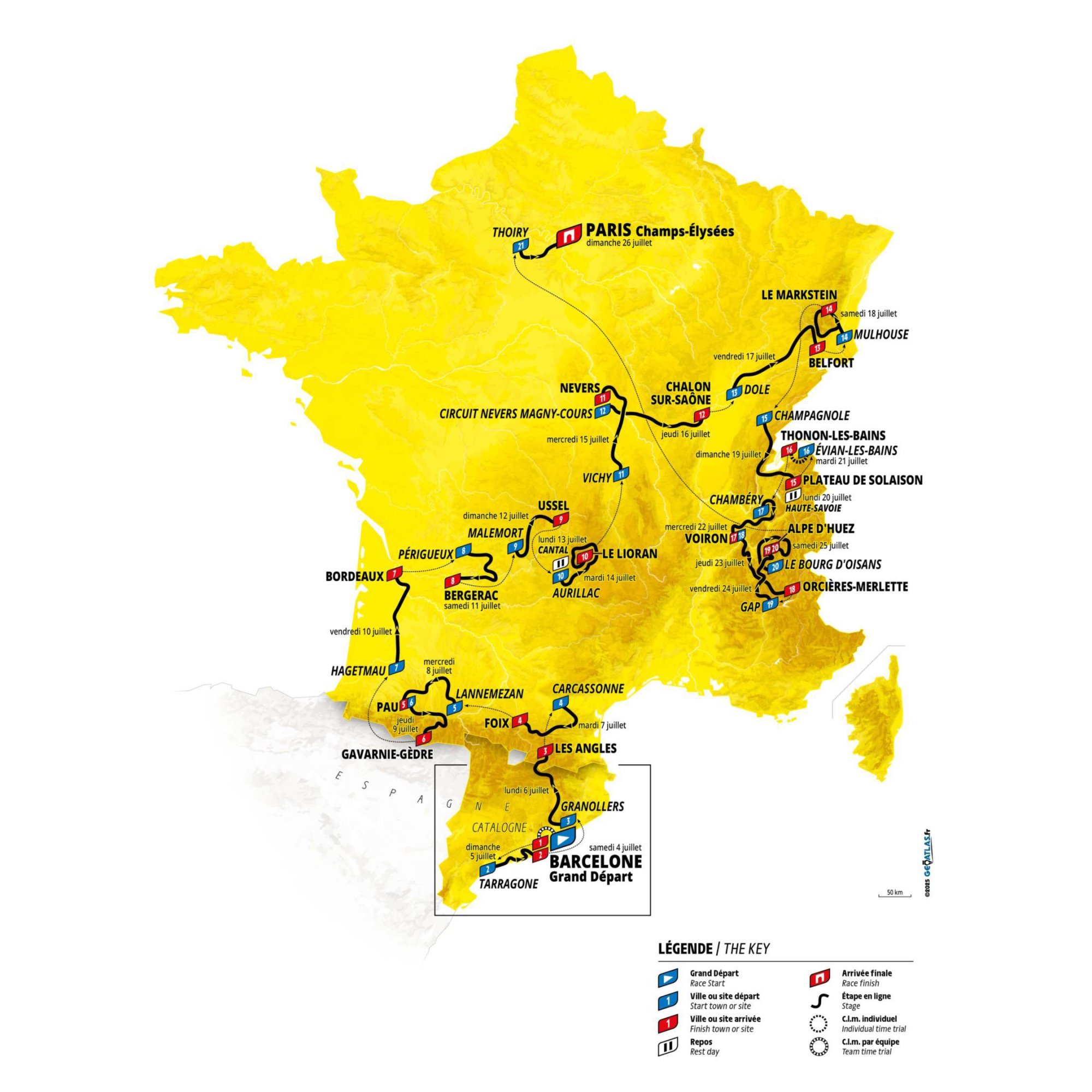 Trasa Tour De France 2026 odhalena!