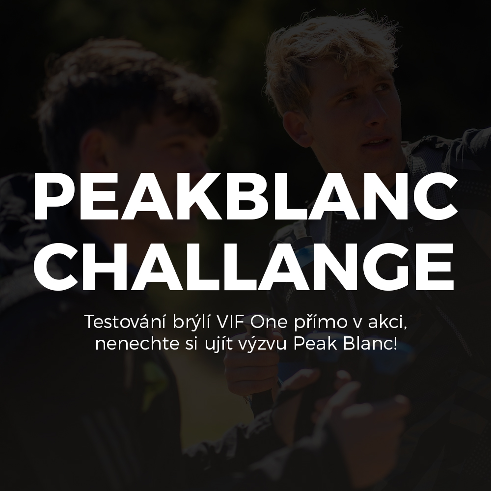 PEAKBLANC x VIF a testování brýlí VIF One