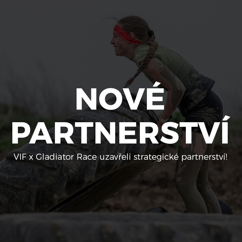 VIF a Gladiator Race se stali partnery!