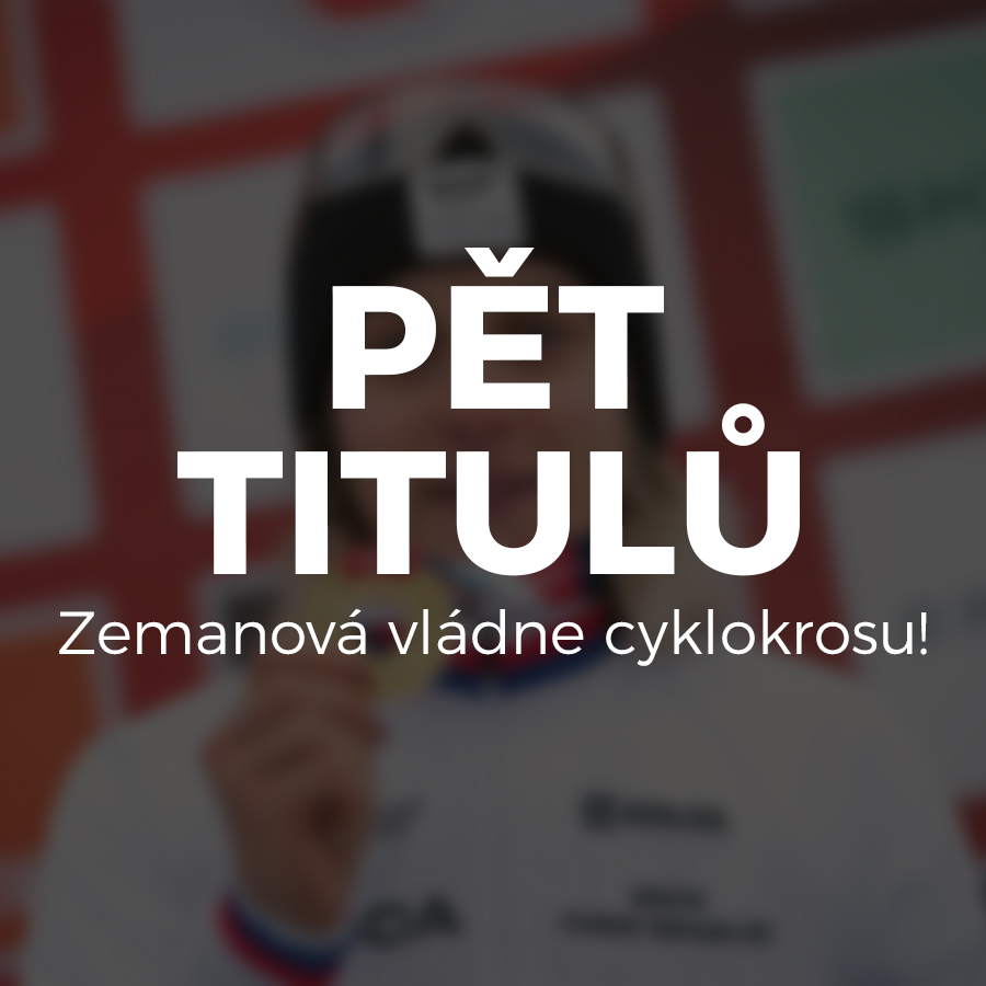 Kristýna Zemanová z VIF Cycling Team je popáté v řadě cyklokrosovou mistryní republiky