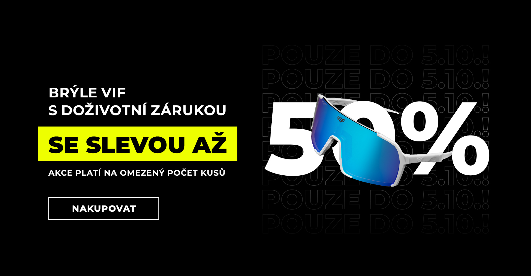 Brýle se slevou 50%