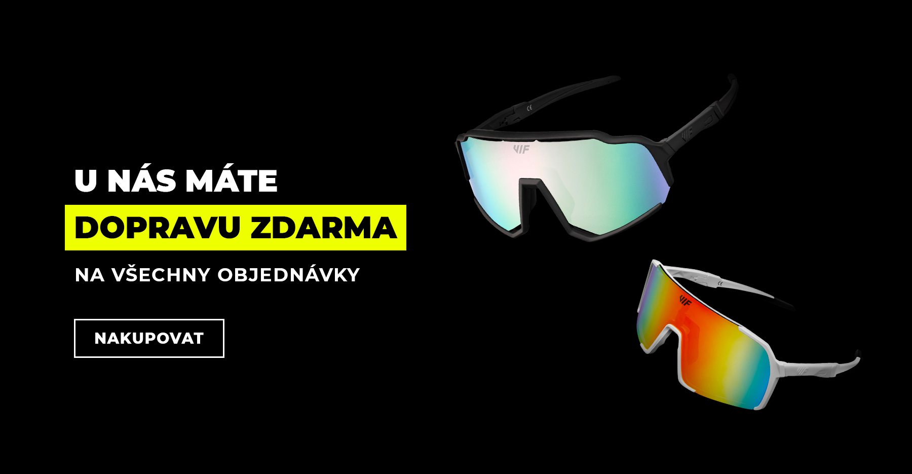 Doprava ZDARMA na vše!