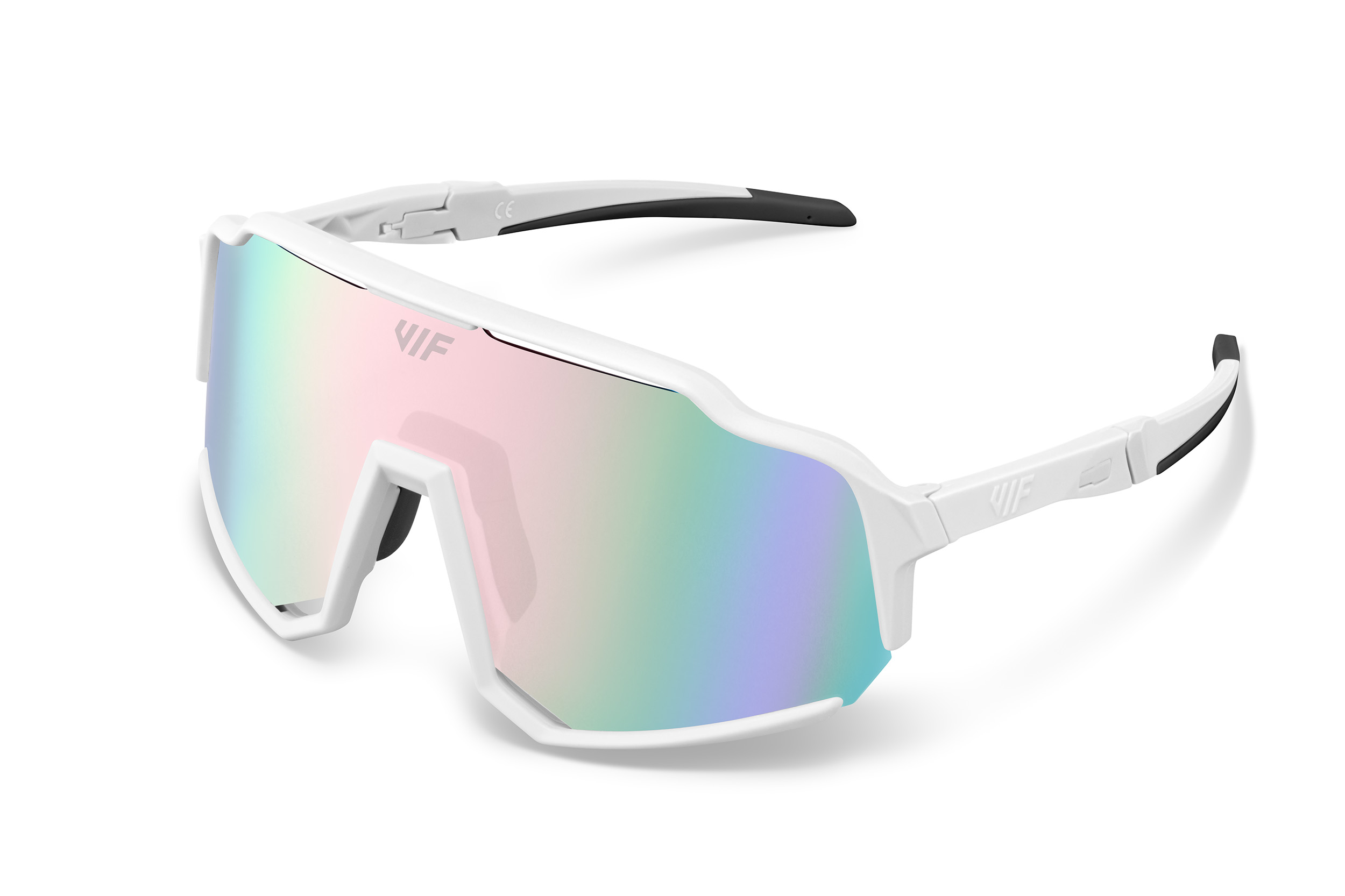 Sluneční brýle VIF Two White x Rose Pink Typ druhého zorníku: Fotochromatický