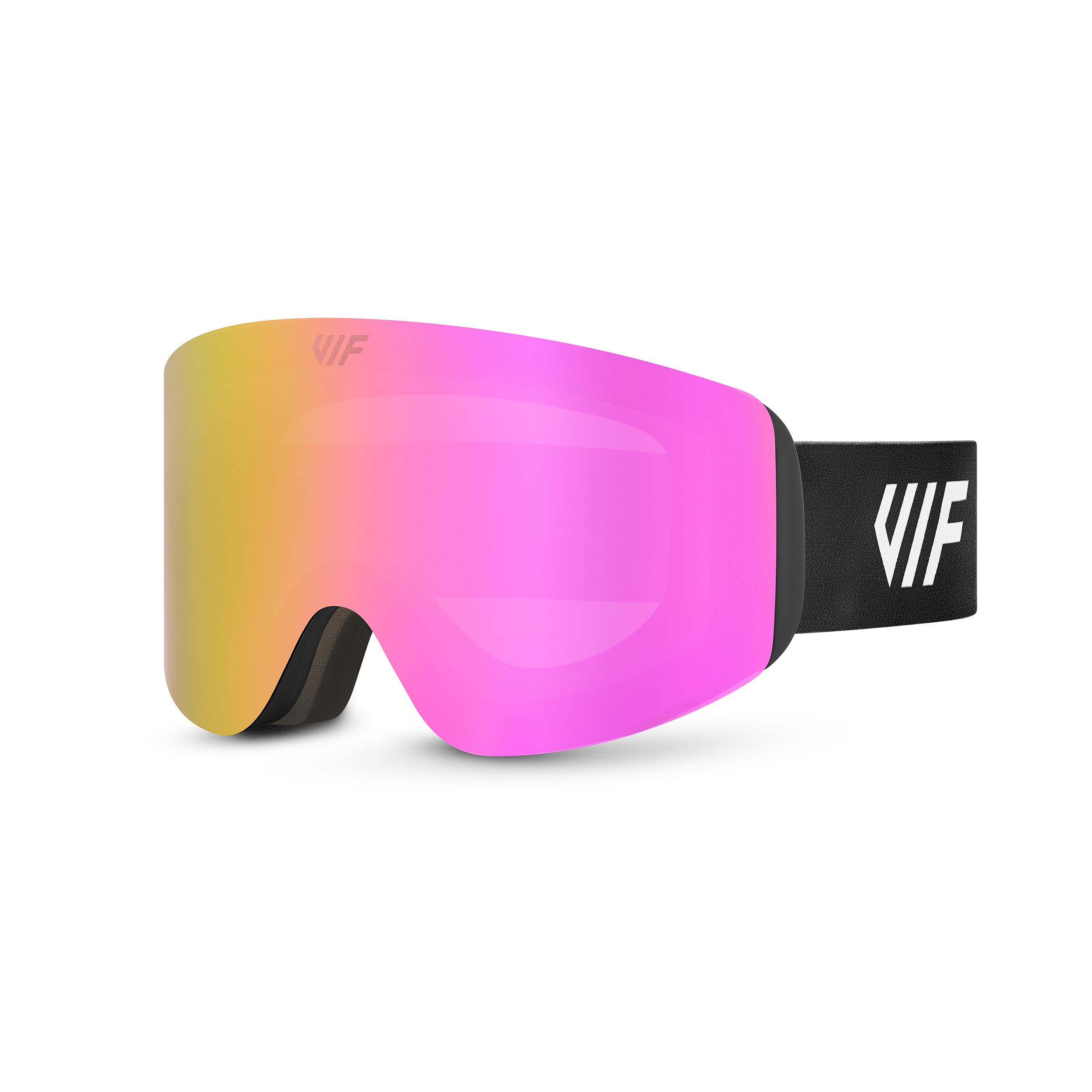 Lyžařské a snowboardové brýle VIF SKI & SNB Black x Pink
