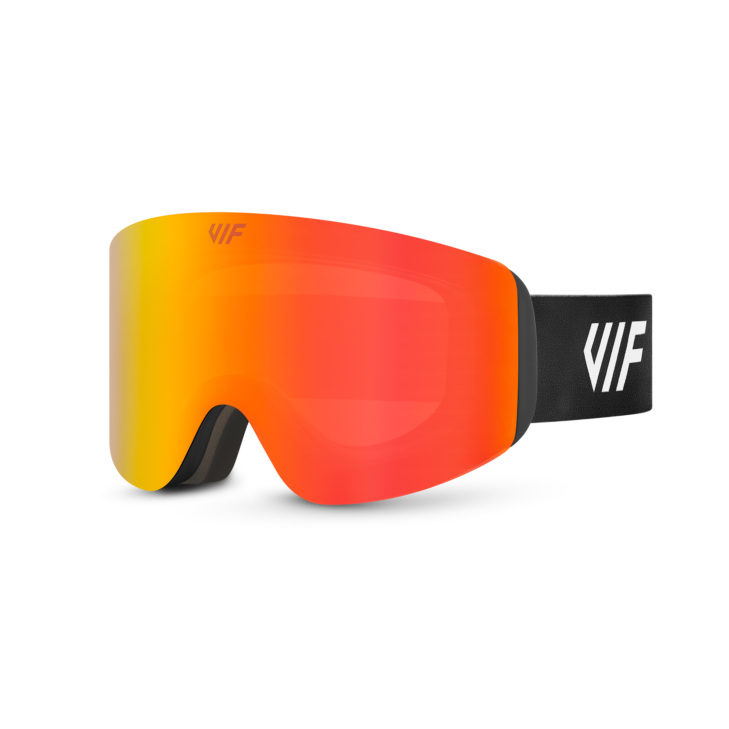 Lyžařské a snowboardové brýle VIF SKI & SNB Black x Fire Red