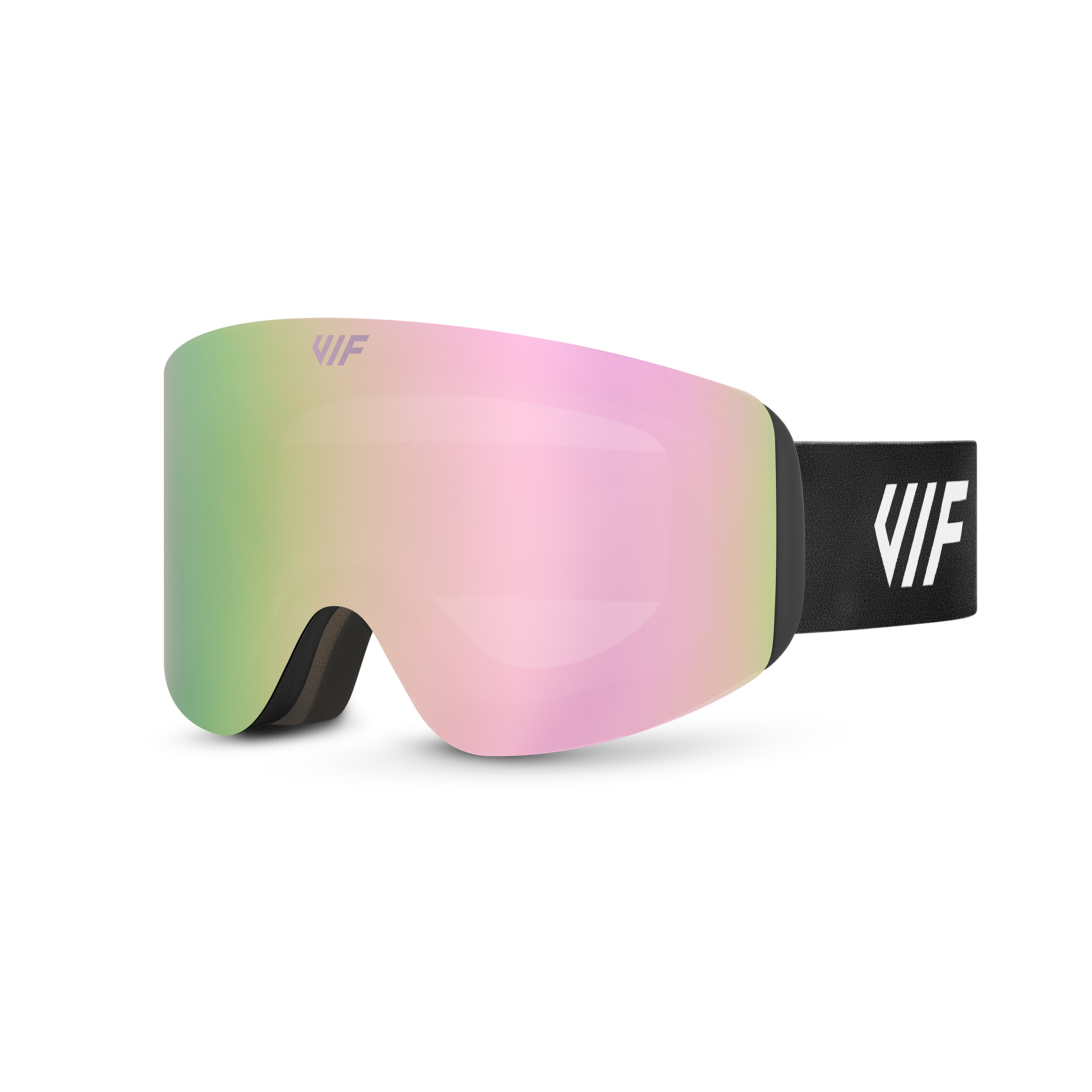 Lyžařské a snowboardové brýle VIF SKI & SNB Black x Rose Pink