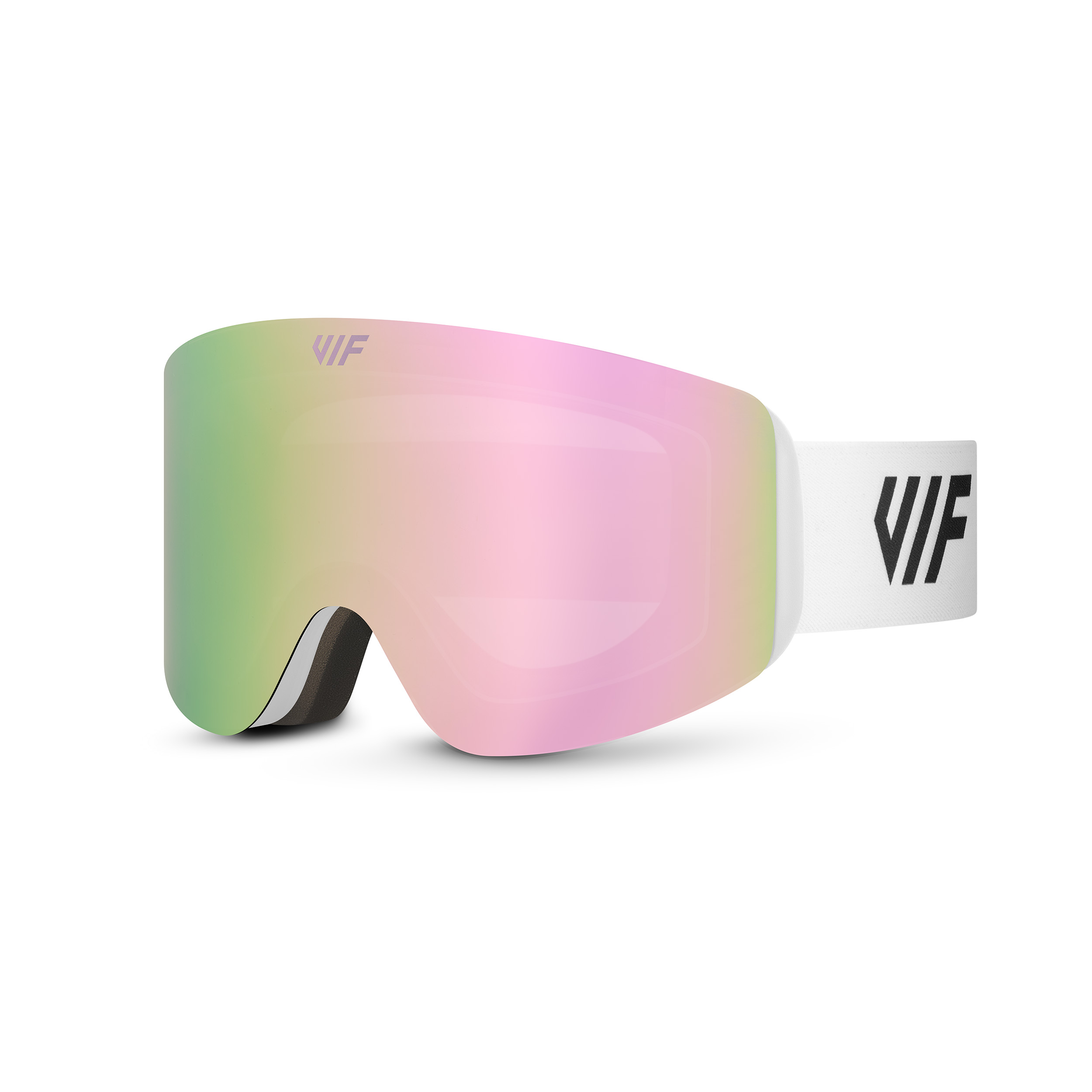 Lyžařské a snowboardové brýle VIF SKI & SNB White x Rose Pink
