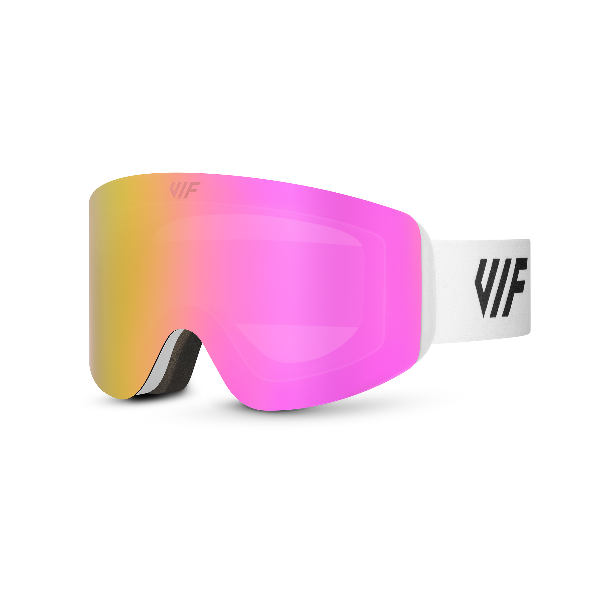 Lyžařské a snowboardové brýle VIF SKI & SNB White x Pink