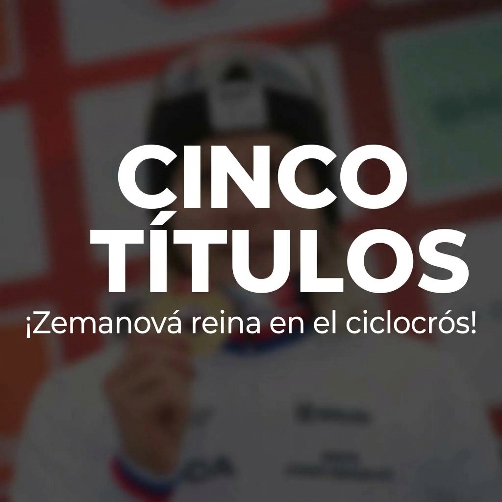 Kristýna Zemanová, campeona de ciclocrós