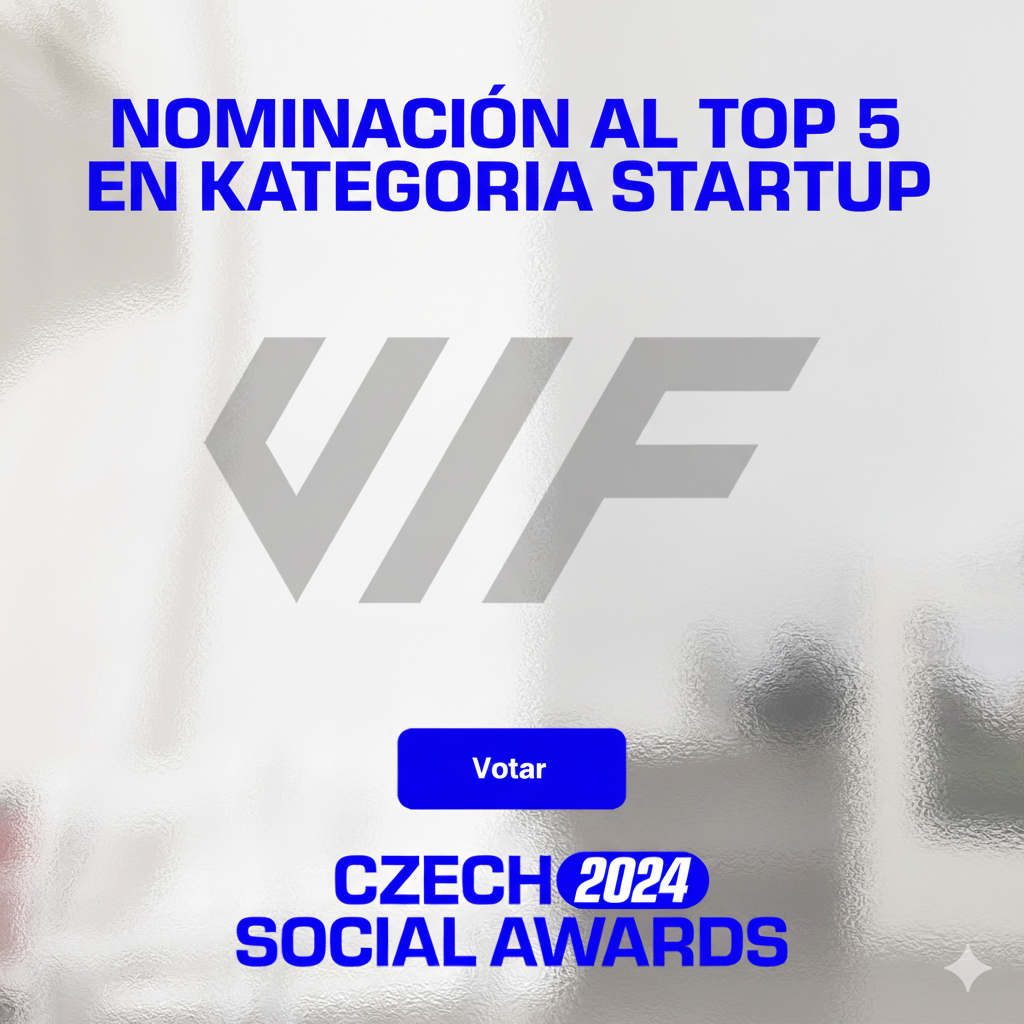 VIF, finalista entre las 5 mejores startups en los prestigiosos Czech Social Awards 2024