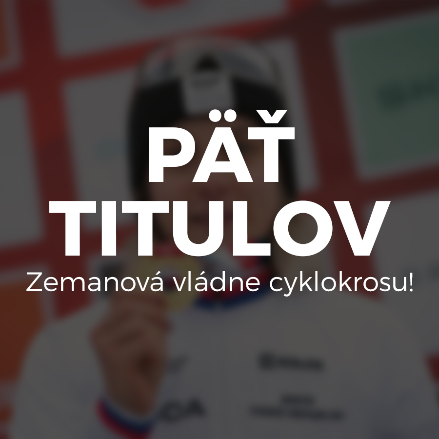 Päť rokov, päť titulov: Zemanová vládne cyklokrosu