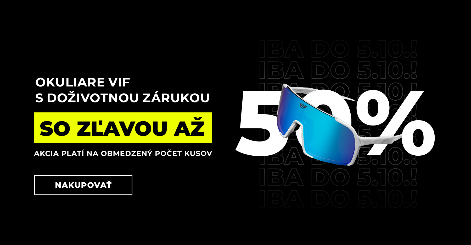 brýle se slevou 50%