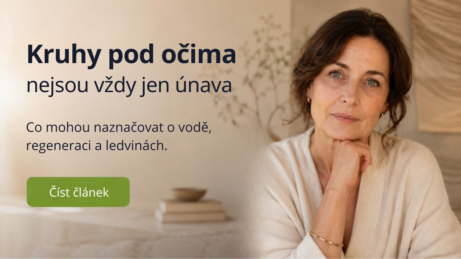 Kruhy a váčky pod očima: když únava není jen ze spánku