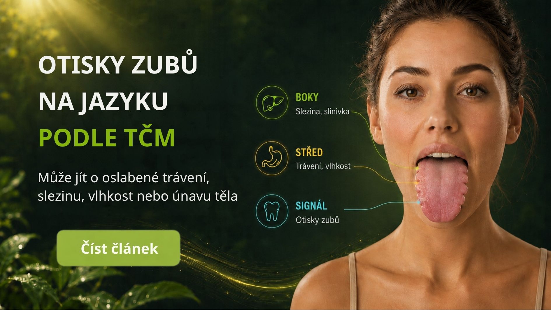Otisky zubů na jazyku podle TCM: Co vám tím tělo naznačuje?