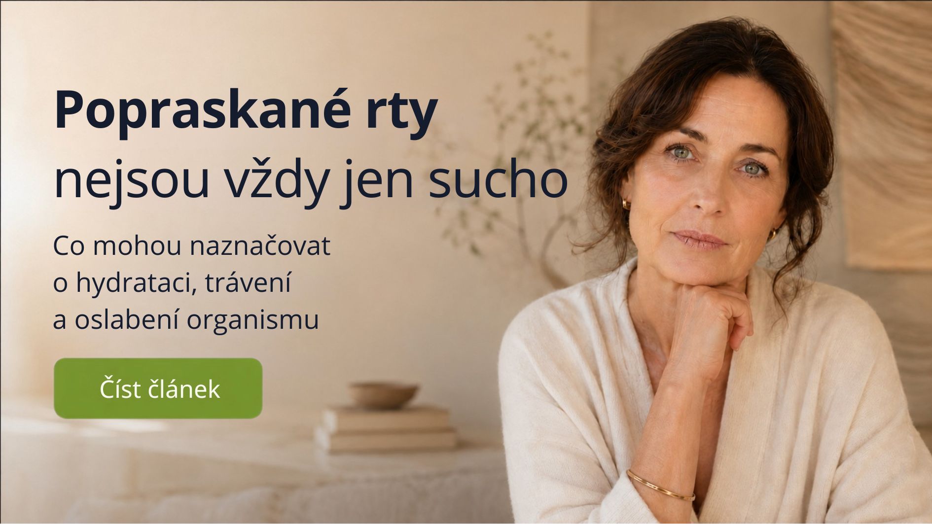 Suché a popraskané rty: když balzám řeší jen povrch