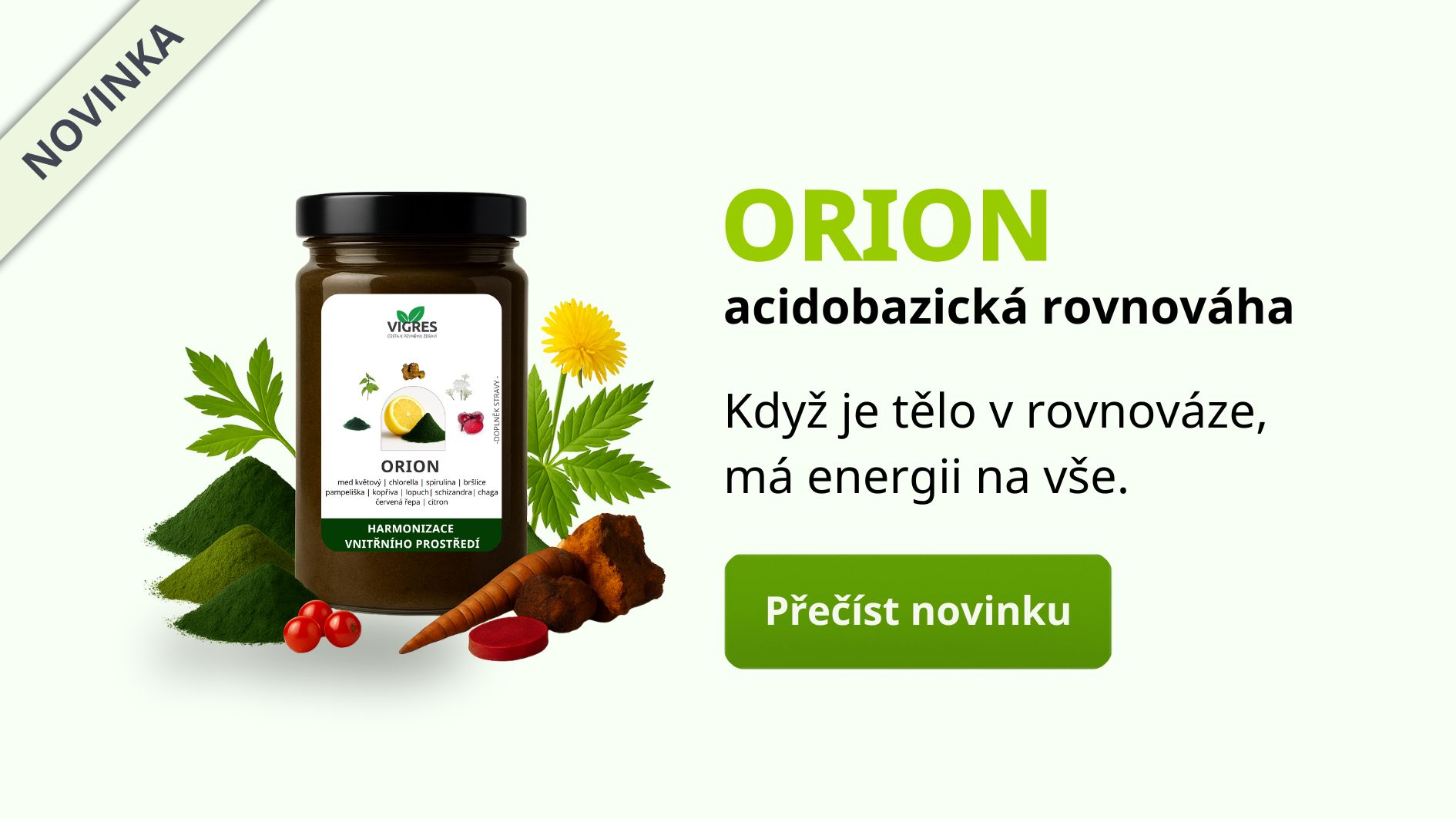 Novinka: Orion - acidobazická rovnováha