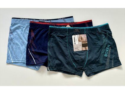 3x Pánské bavlněné boxerky Pesail