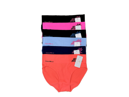 6 PACK Dámské kalhotky 6516 Greenice