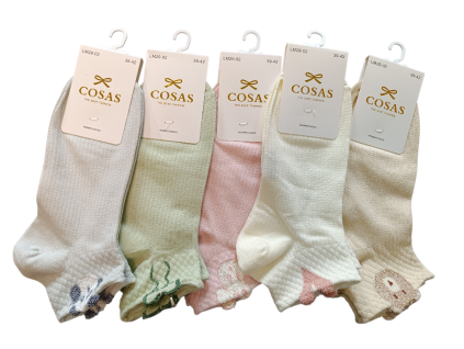 5 PACK - Dámské letní ponožky Cosas