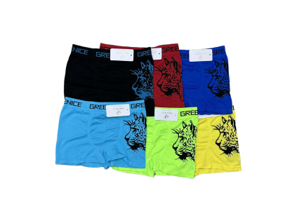 6x Pánské boxerky Tygr Greenice