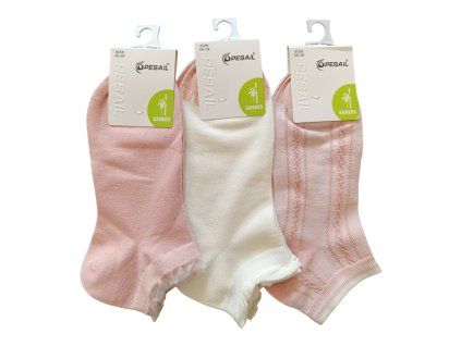 3 PACK dámské bambusové ponožky Pesail
