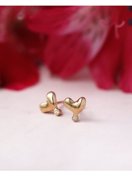 petite heart nausnice