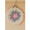 Macramé mandala Rozkvitnuté slnko